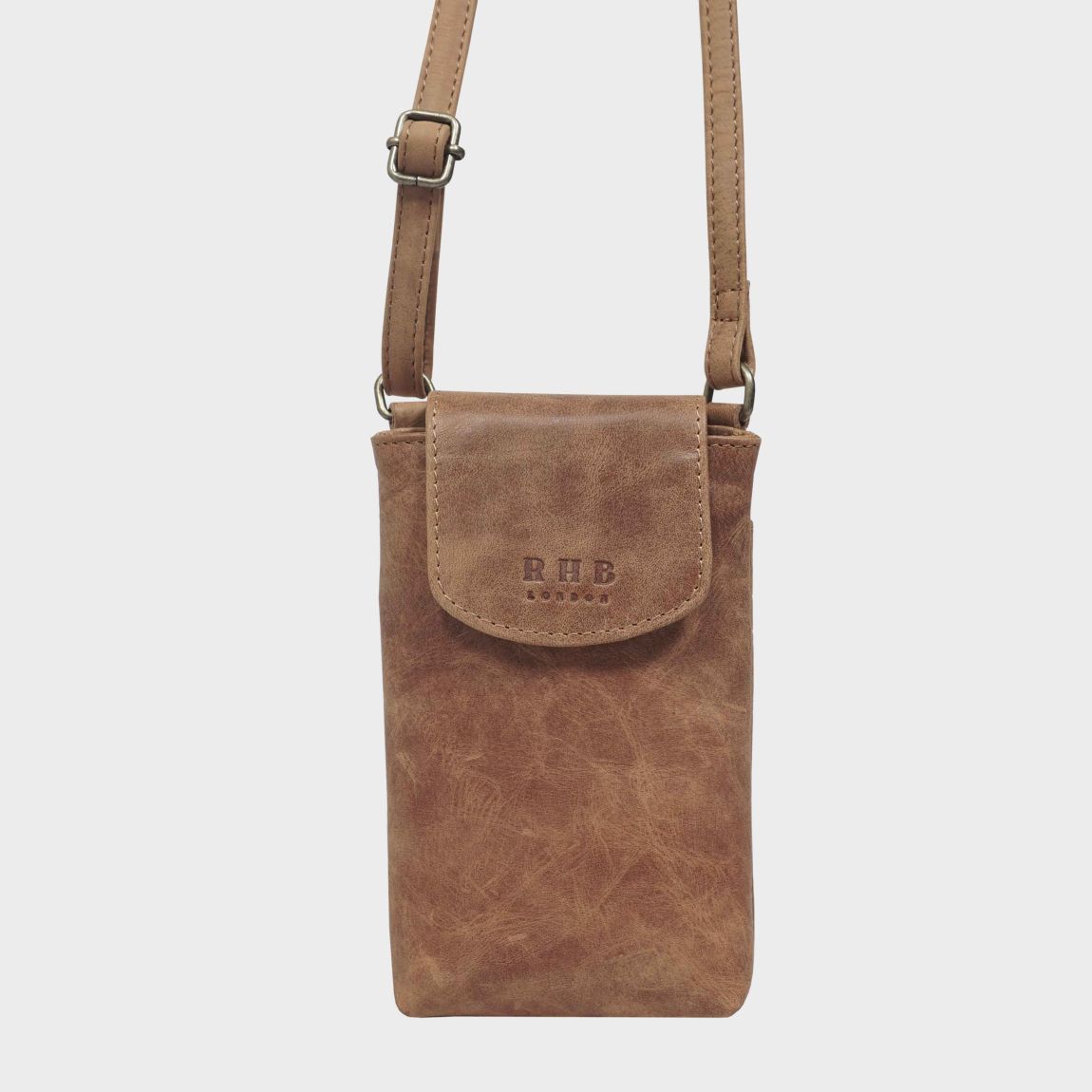 'THEA' Real Leather Mobile Phone Crossbody Bag main product photo