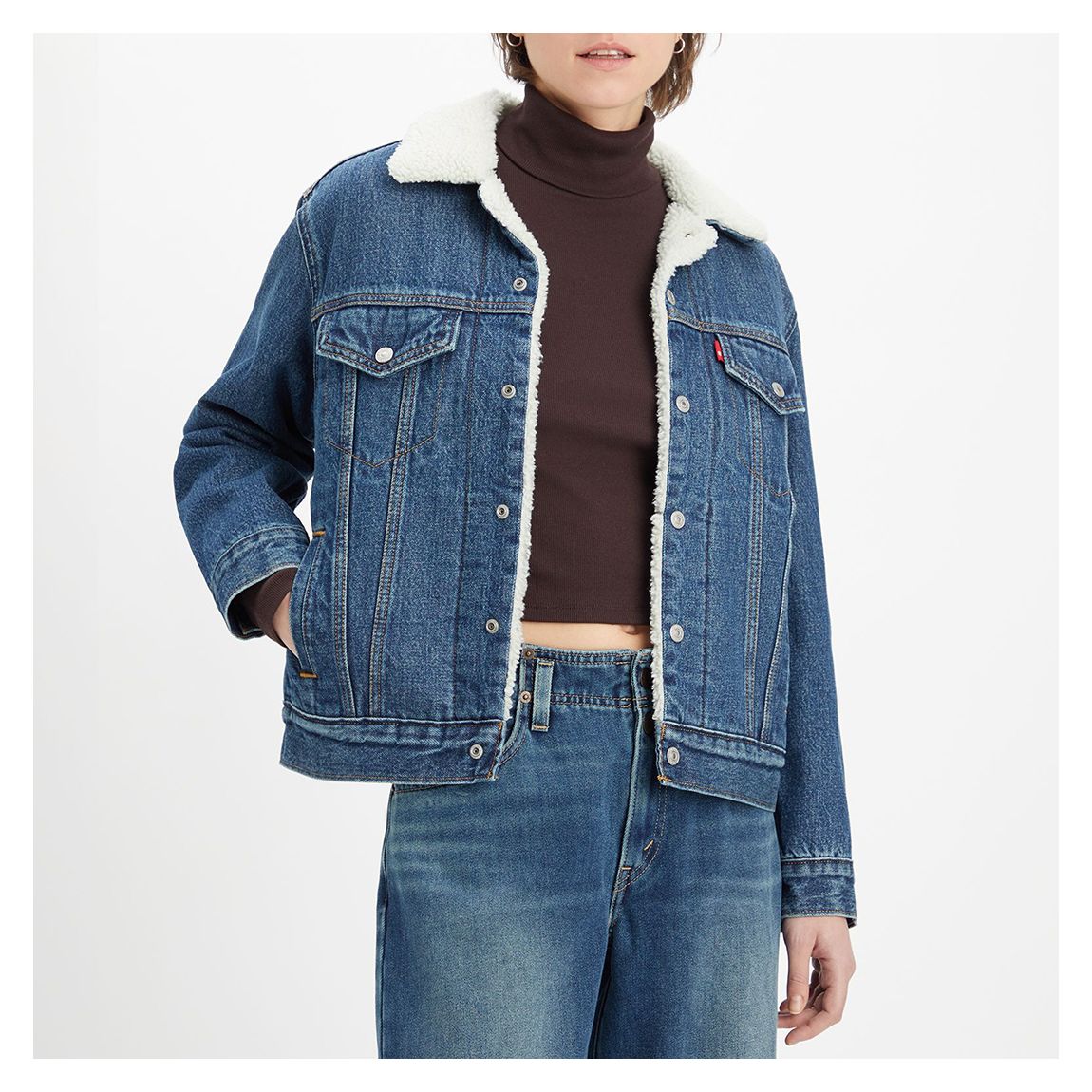 Blue Trucker Denim Jacket main product photo