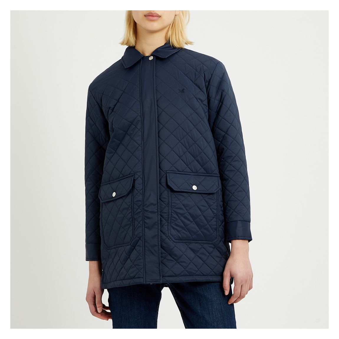 Navy Quilted Country Jacket main product photo