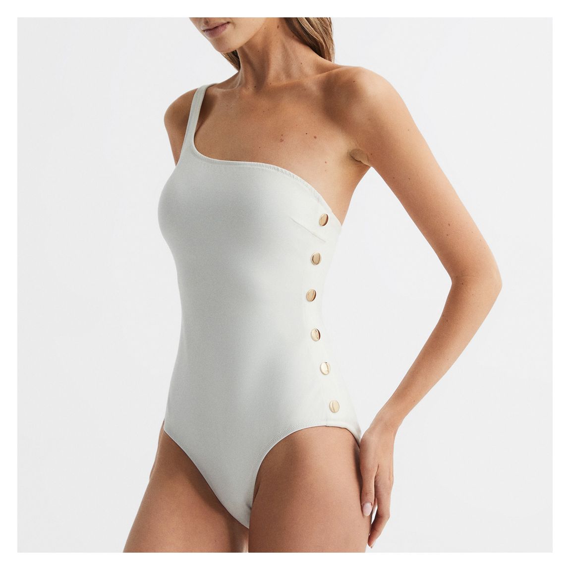 White Bethany Swimming Costume main product photo