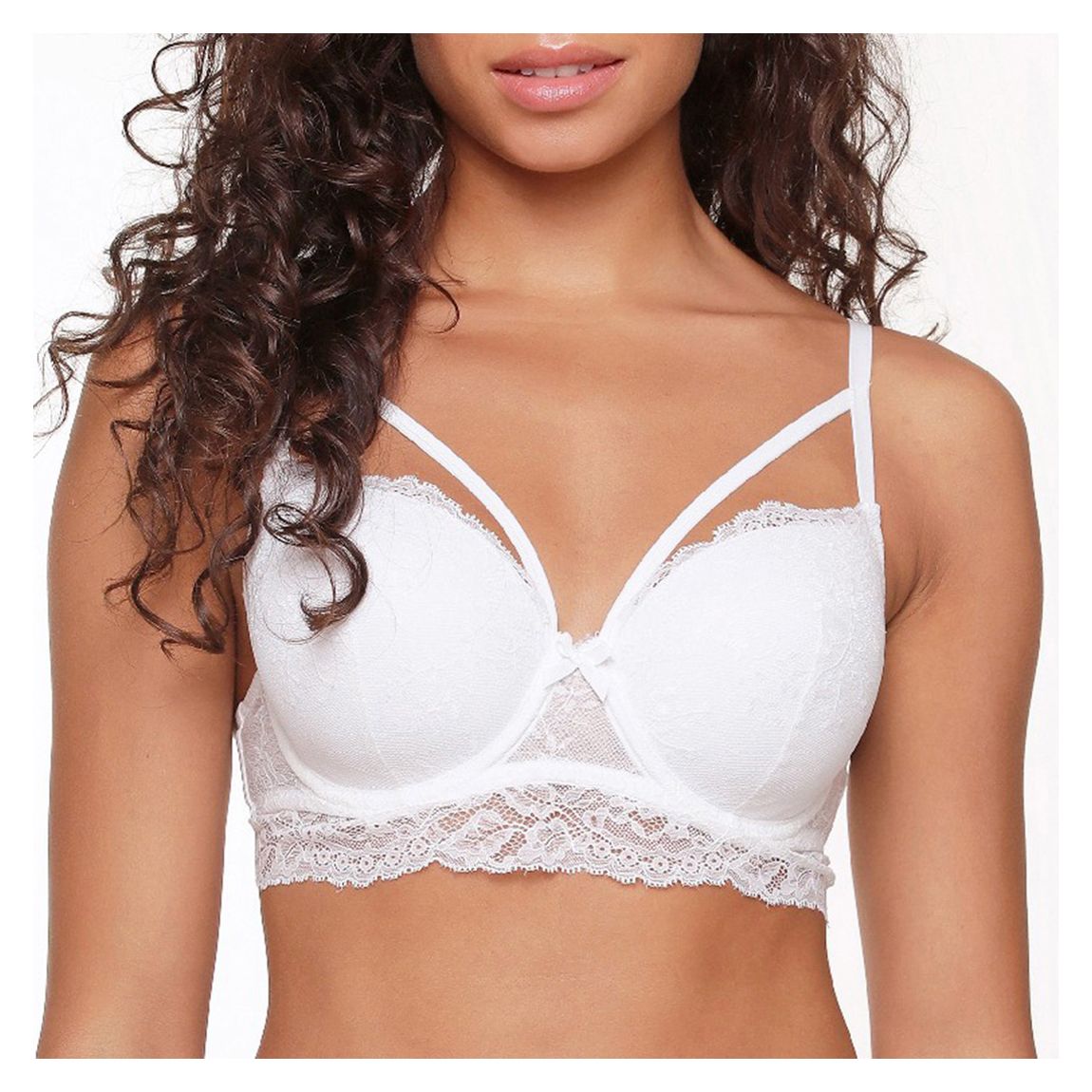 White Uni Fit Bra main product photo