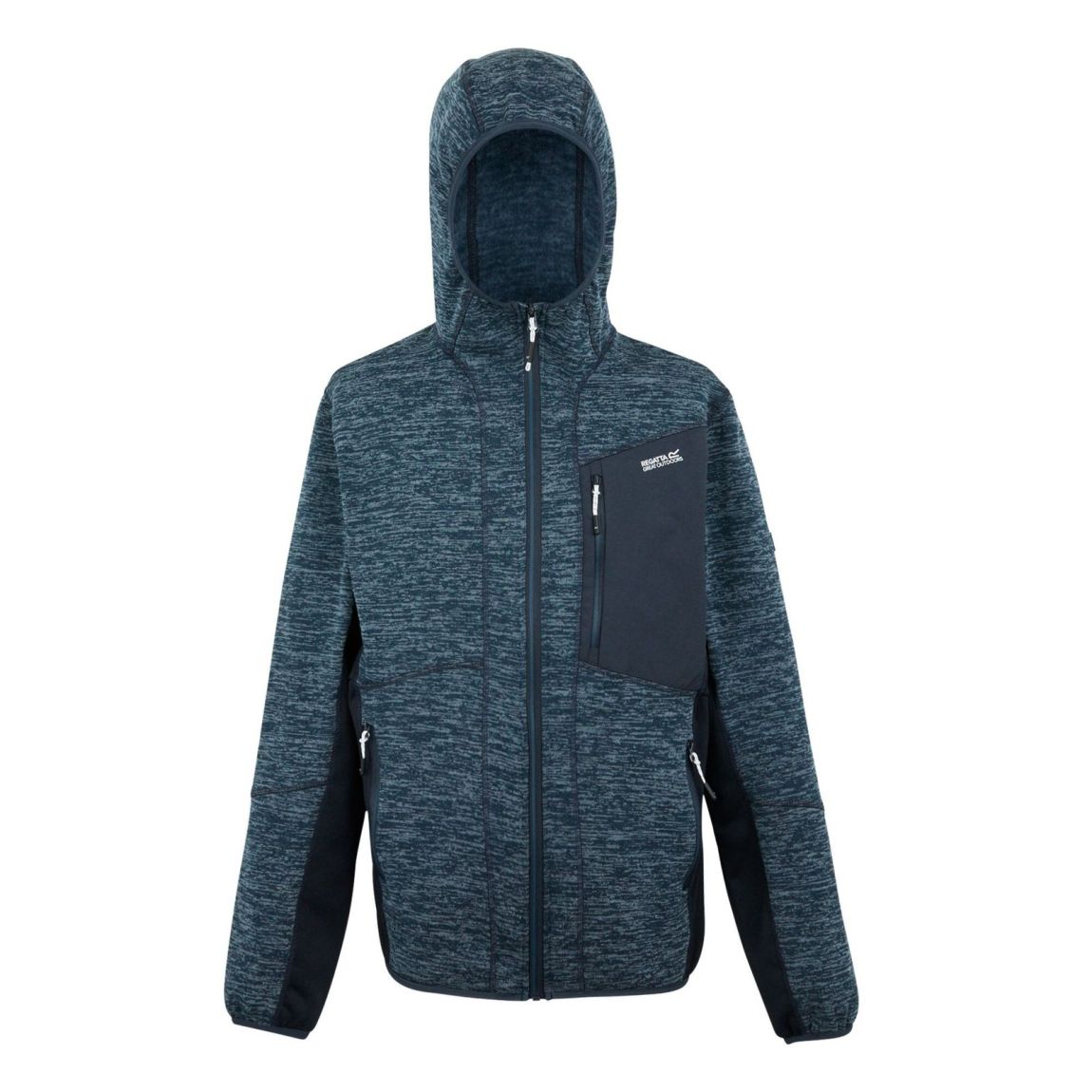 Fleece Jacket Alven Polyester Moonlight Denim/Navy Marl main product photo