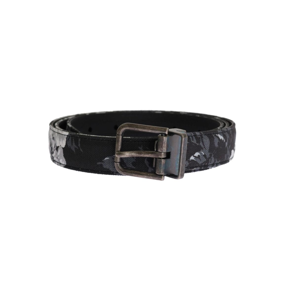 Floral Canvas Belt Model BEL11008 - Black main product photo