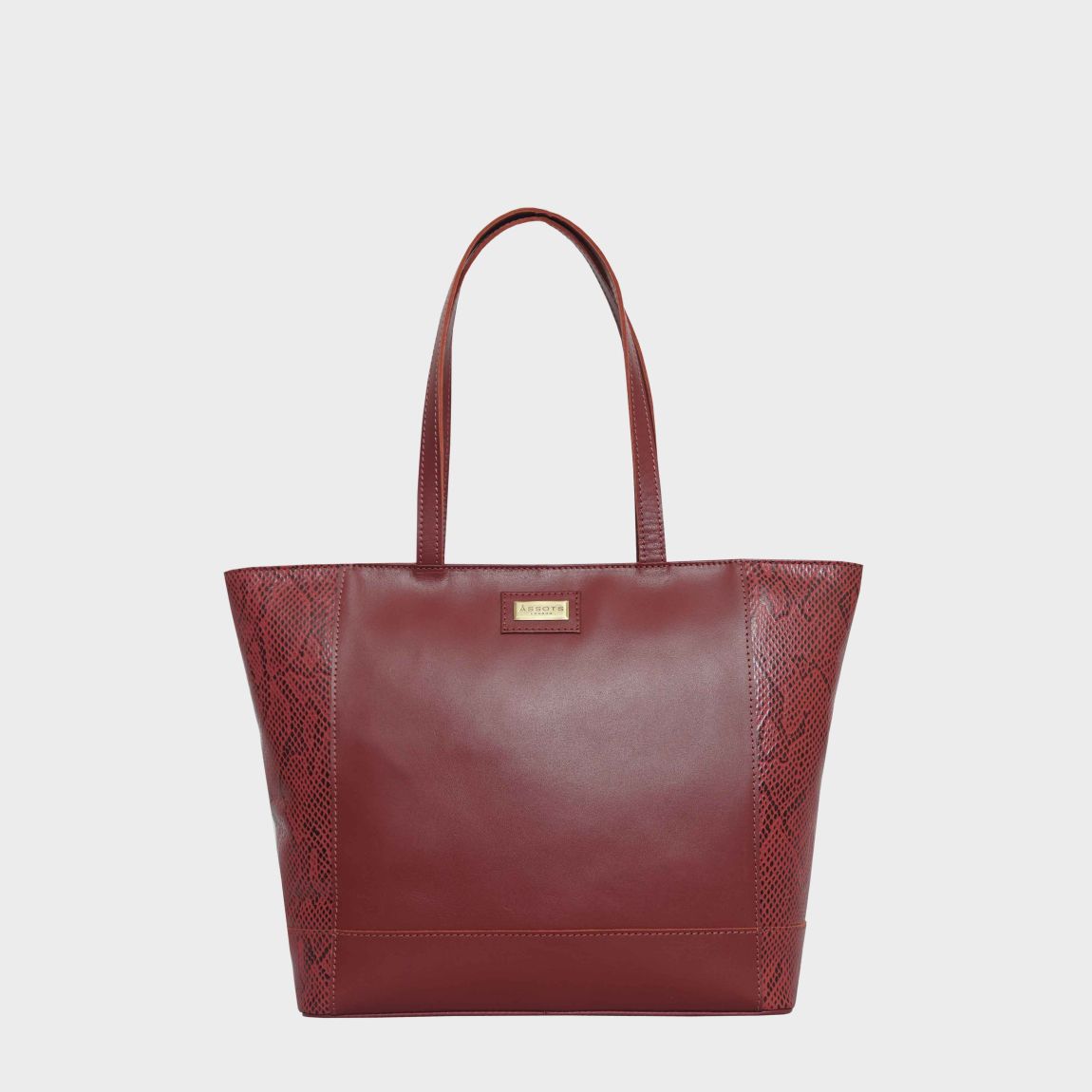 KLARA' Animal Snake Print Real Leather Designer Tote Bag main product photo