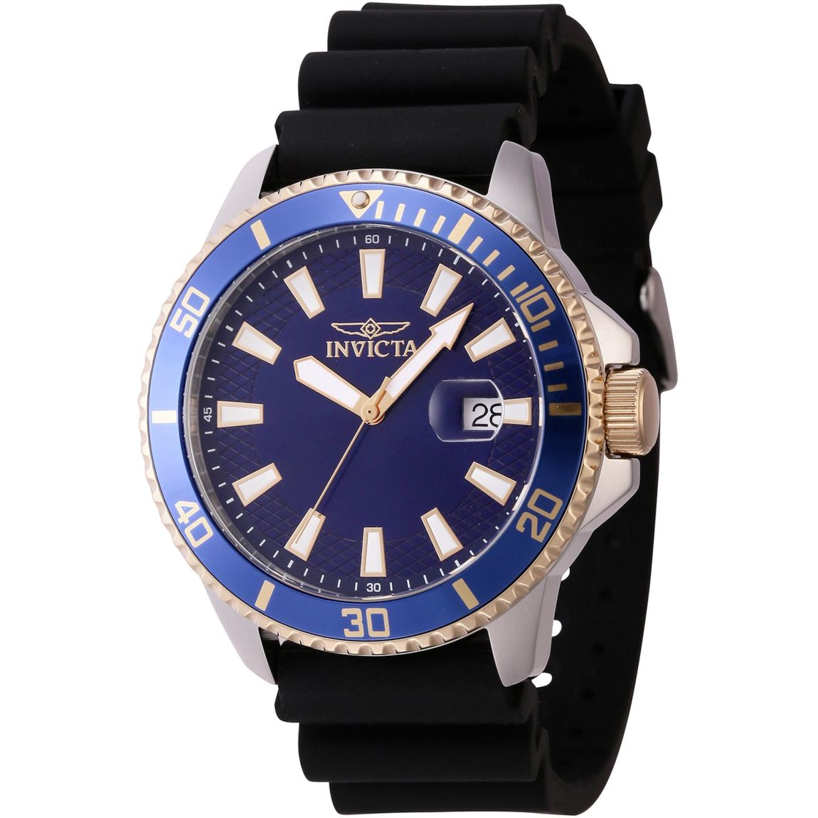 Pro Diver Blue Silicone Watch 24704 - Black Watches main product photo