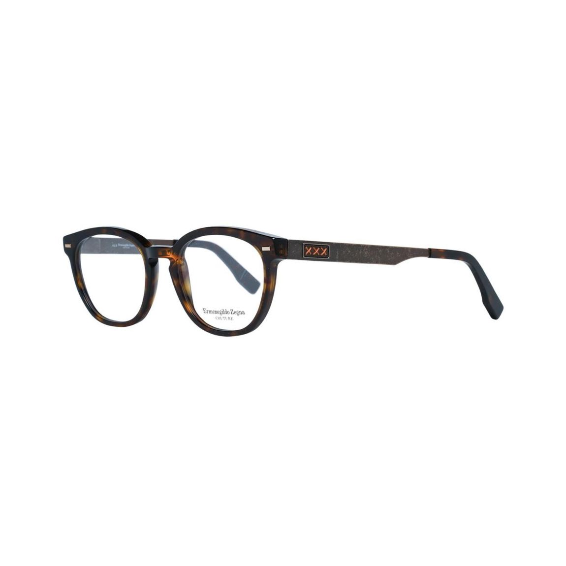 Round Tortoise Eyeglasses Classic Frame - Brown Frames For main product photo