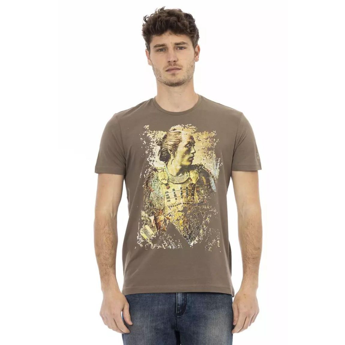 Samurai Graphic Tee - Brown T-Shirts main product photo