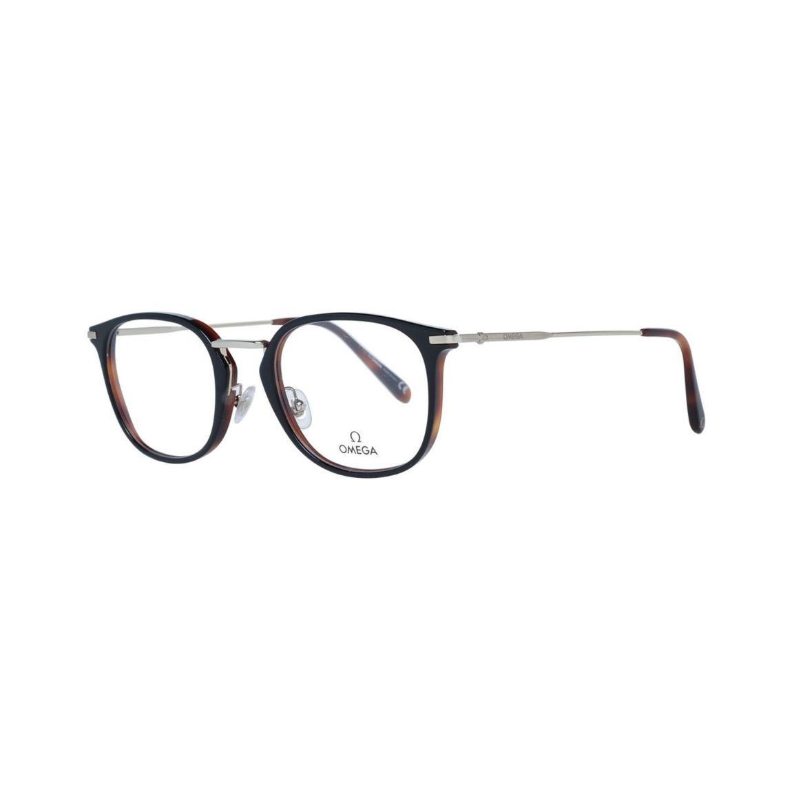 Omega eyeglasses round frame - Black Frames For main product photo
