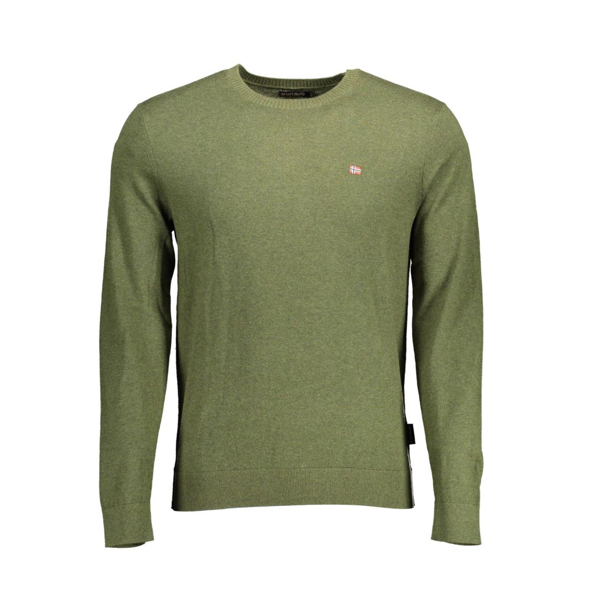 Crew Neck Jumper Long Sleeve Style - Green Sweaters main product photo