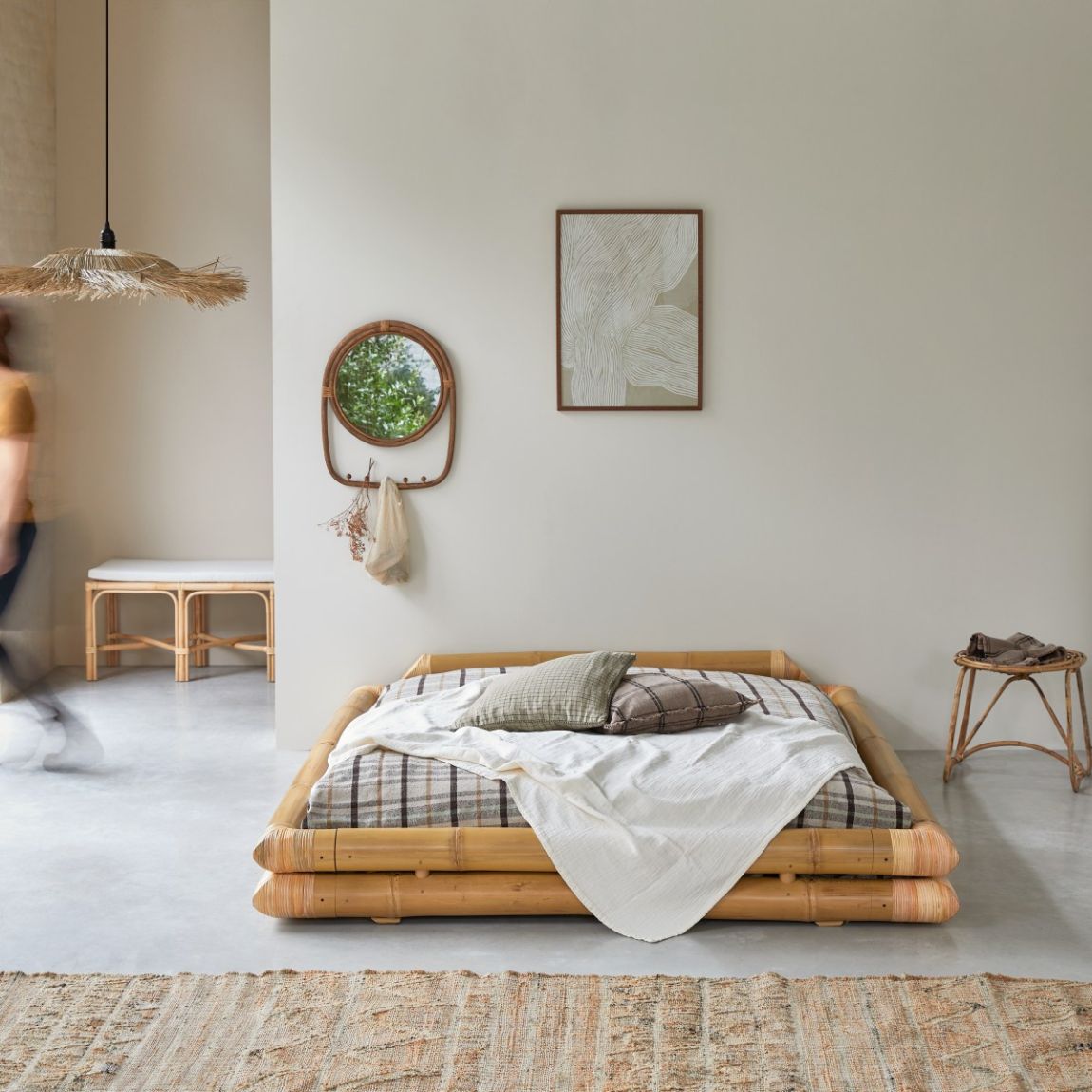 Balyss - Bamboo Futon Bed 160x200 cm main product photo