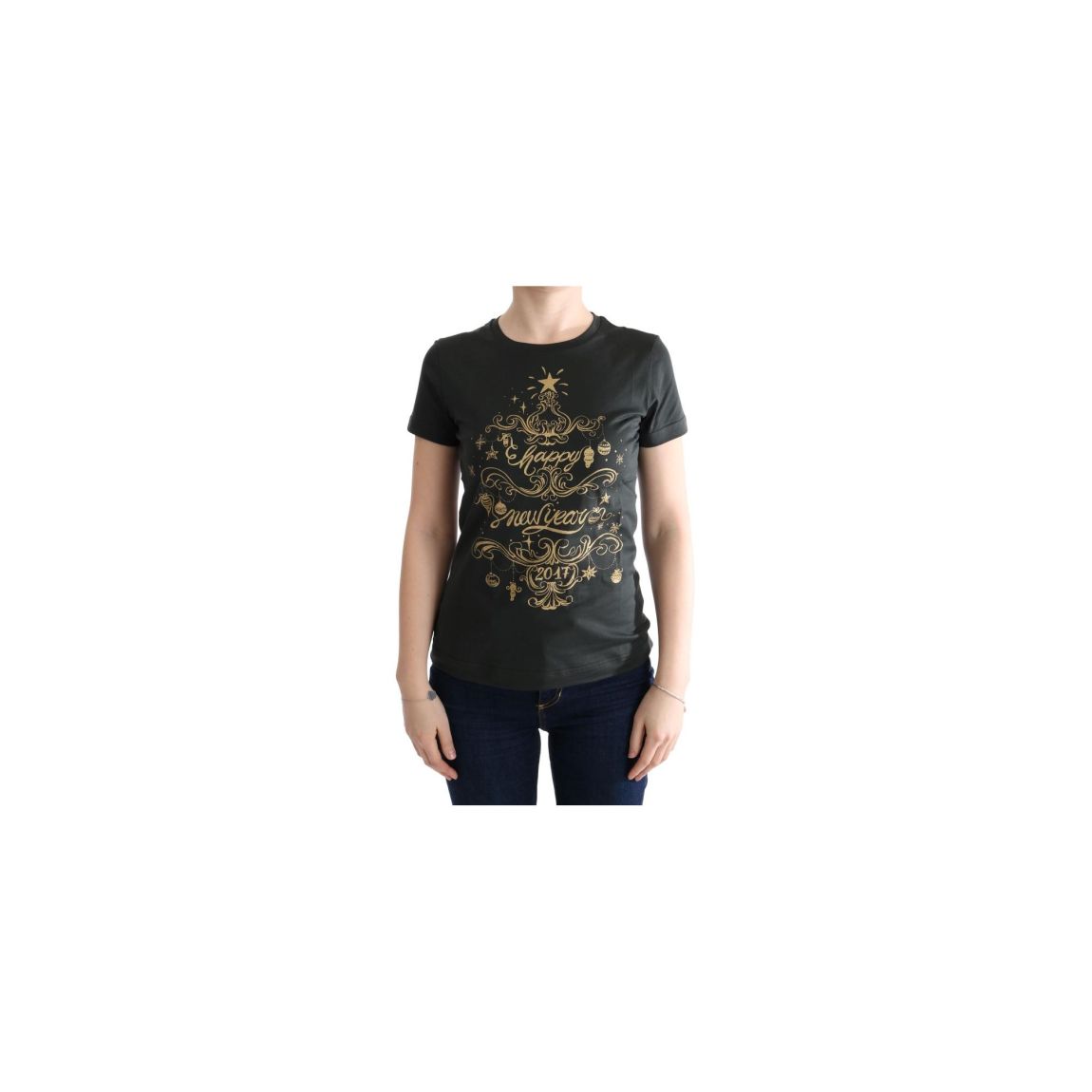 2017 Christmas Tree Graphic Tee Wo - Green T-Shirts main product photo