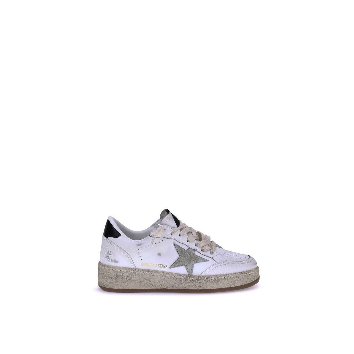 Ball Star 2 Leather Sneakers with Suede Inserts and Iconic Star main product photo