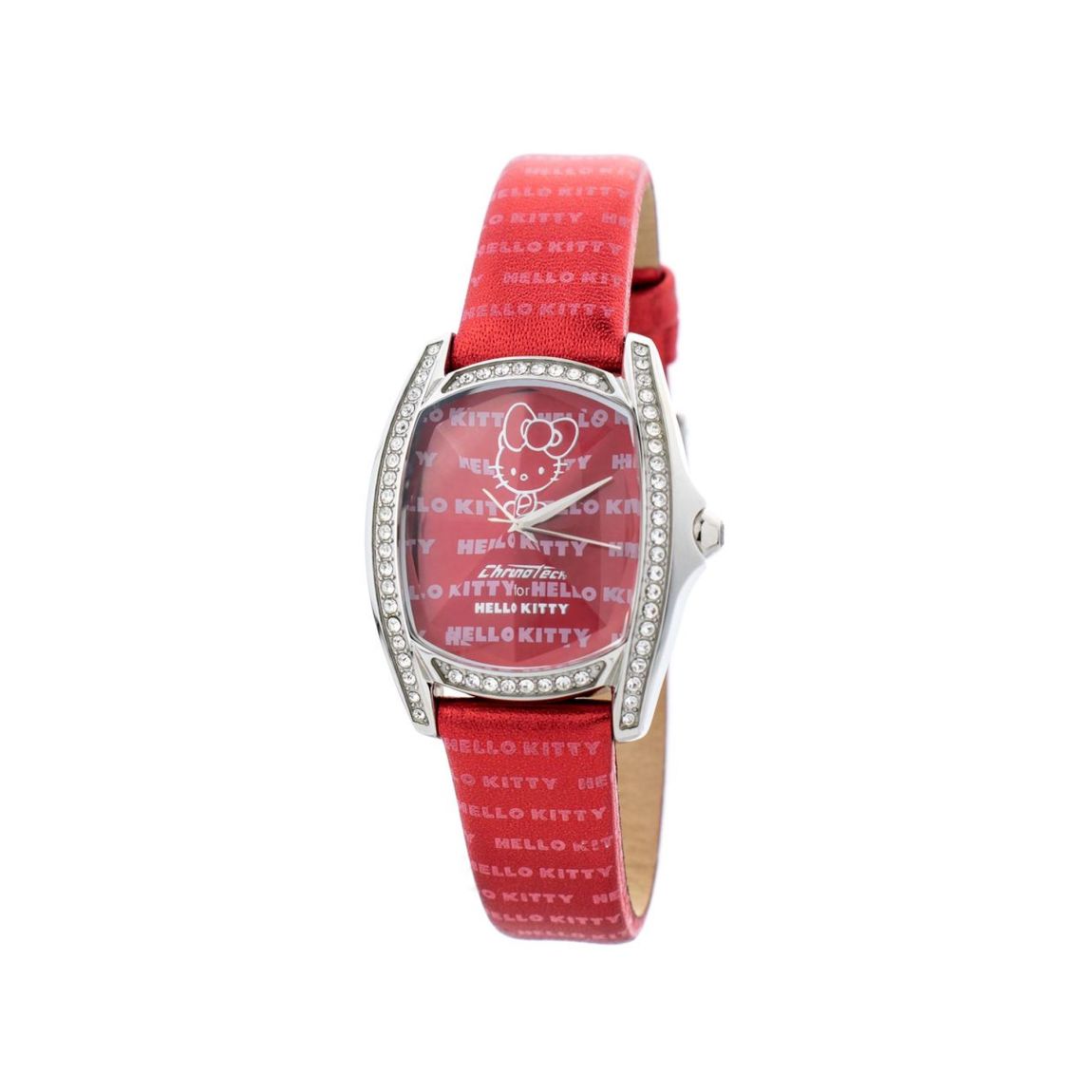 Hello Kitty Red Leather Strap Watch Wo Watches main product photo