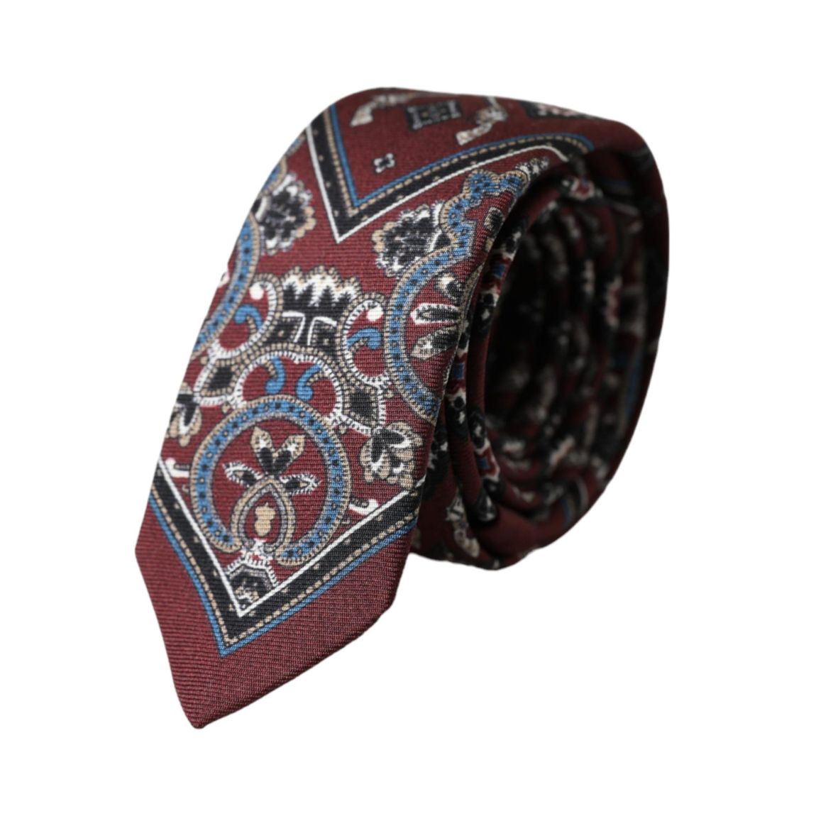 Patterned Necktie Elegant Accessory - Bordeaux Ties main product photo