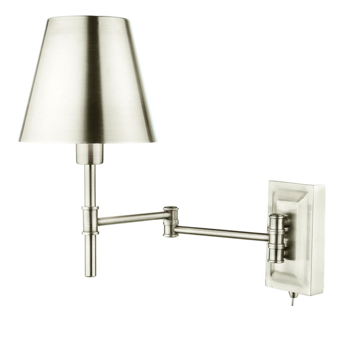 Kensington 1 Light Swing Arm Wall Light Polished Nickel main product photo