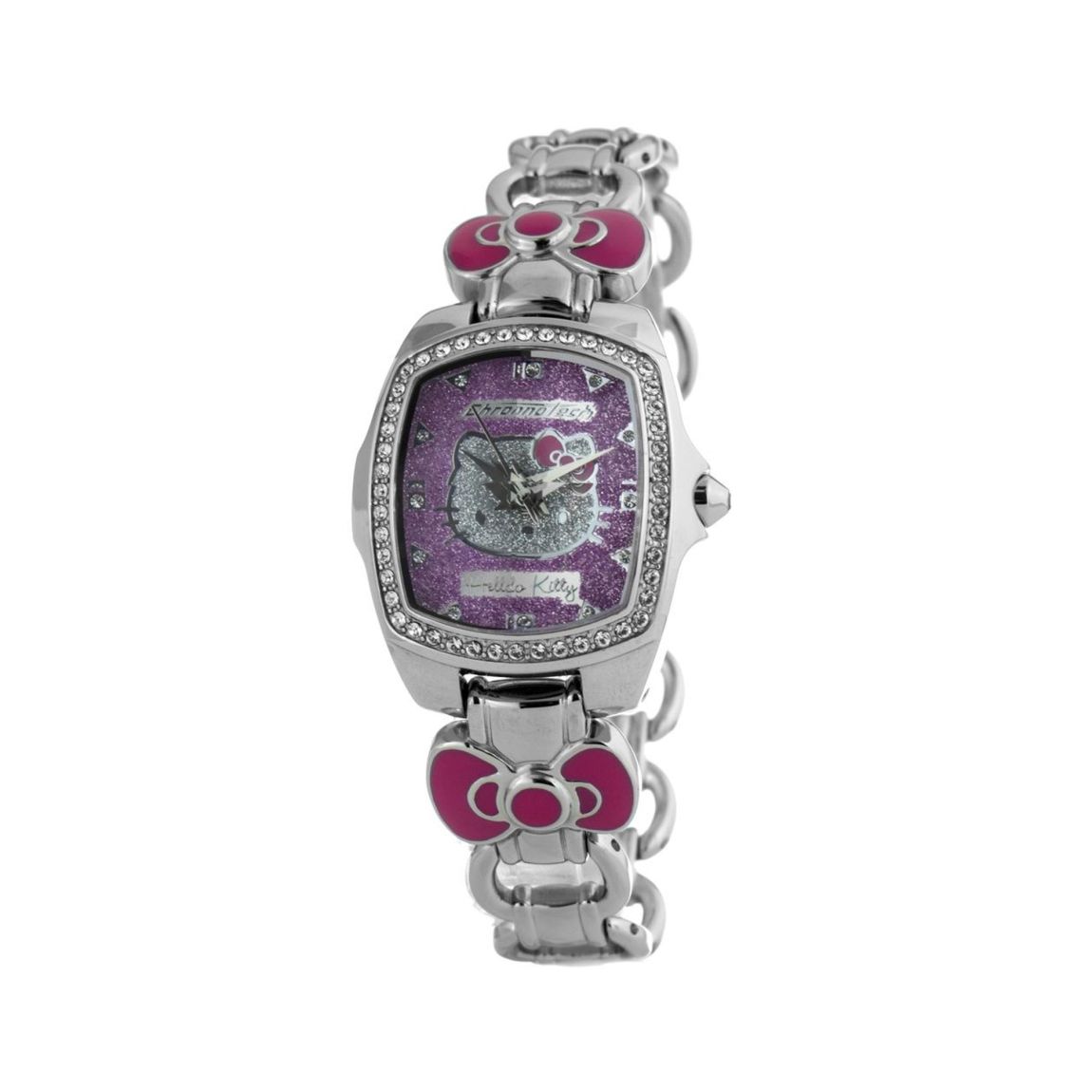 Fashion Wrist Watch with Chain Bracelet Wo - Silver Watches main product photo