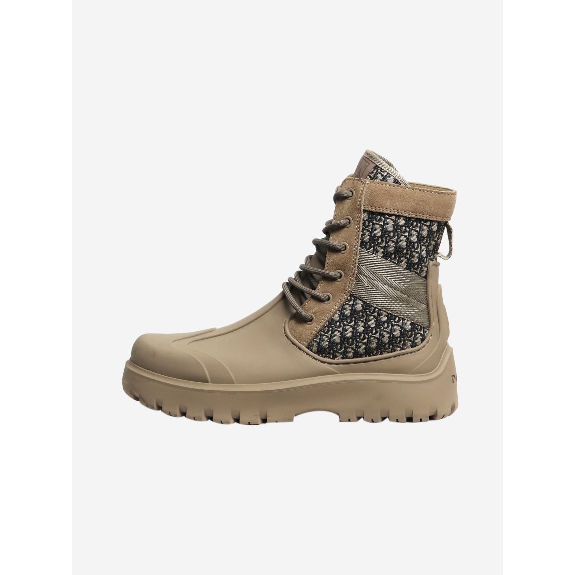 Taupe Garden lace-up ankle boots main product photo