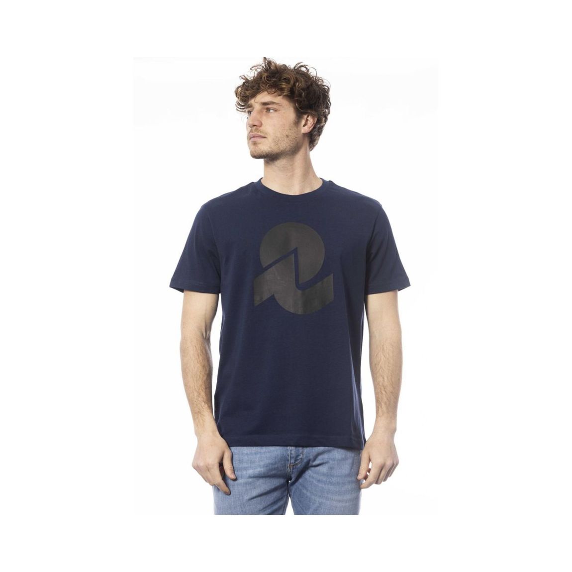 Geometric Logo Tee Short Sleeve - Blue T-Shirts main product photo