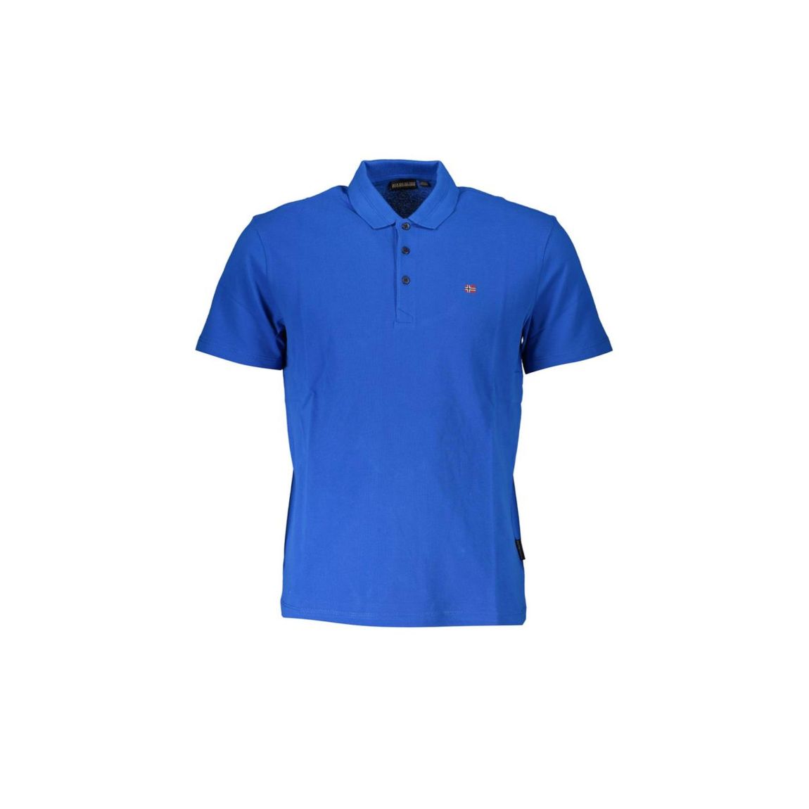 Short Sleeve Polo Shirt Classic Design - Blue main product photo