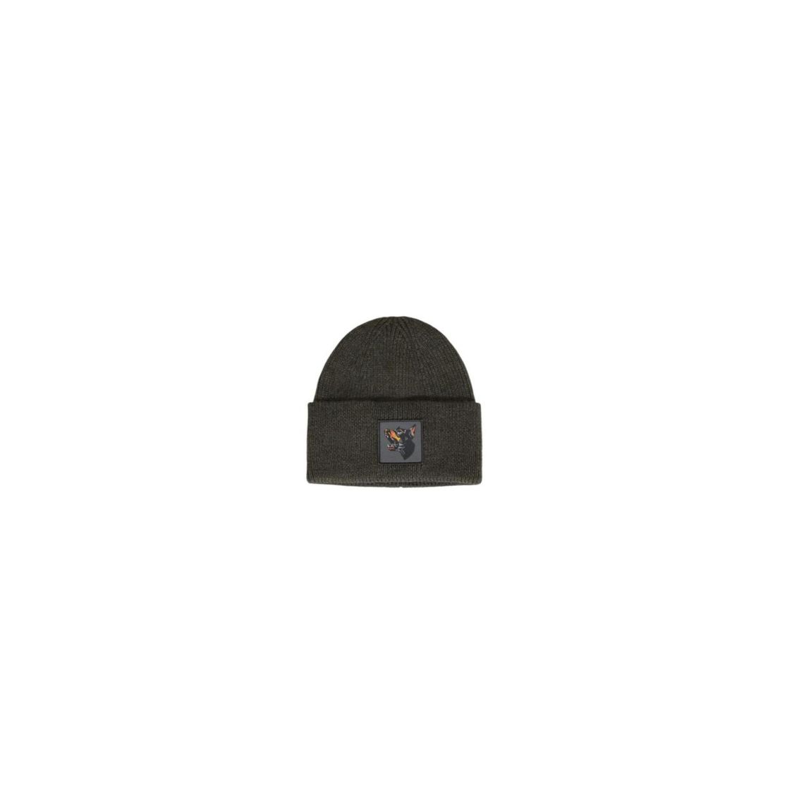 Dobermann Knitted Beanie Military Green Hats main product photo