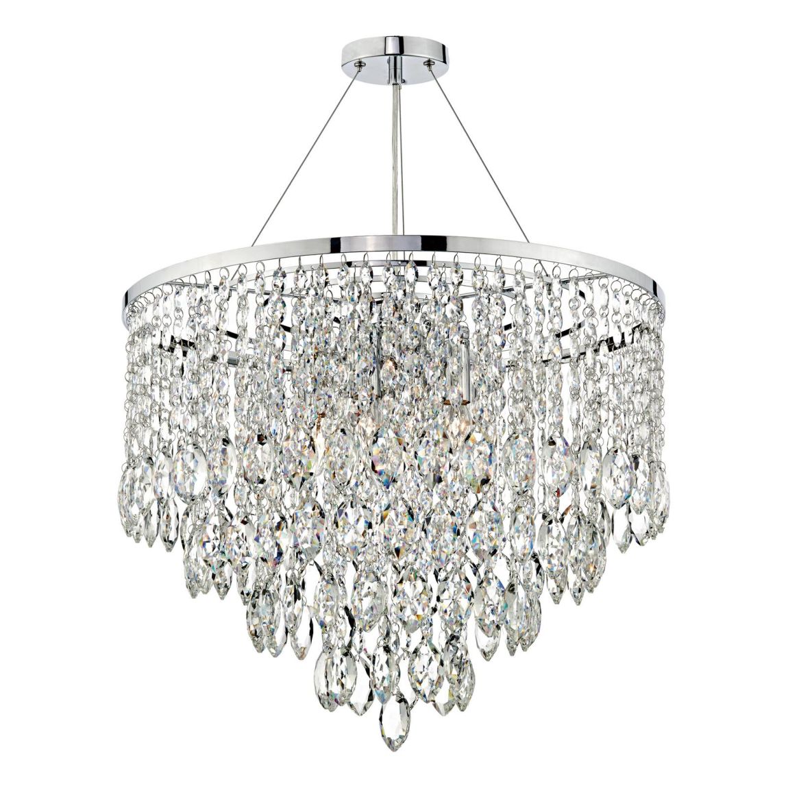 PESCARA 5LT ROUND PENDANT DECORATIVE CRYSTAL main product photo