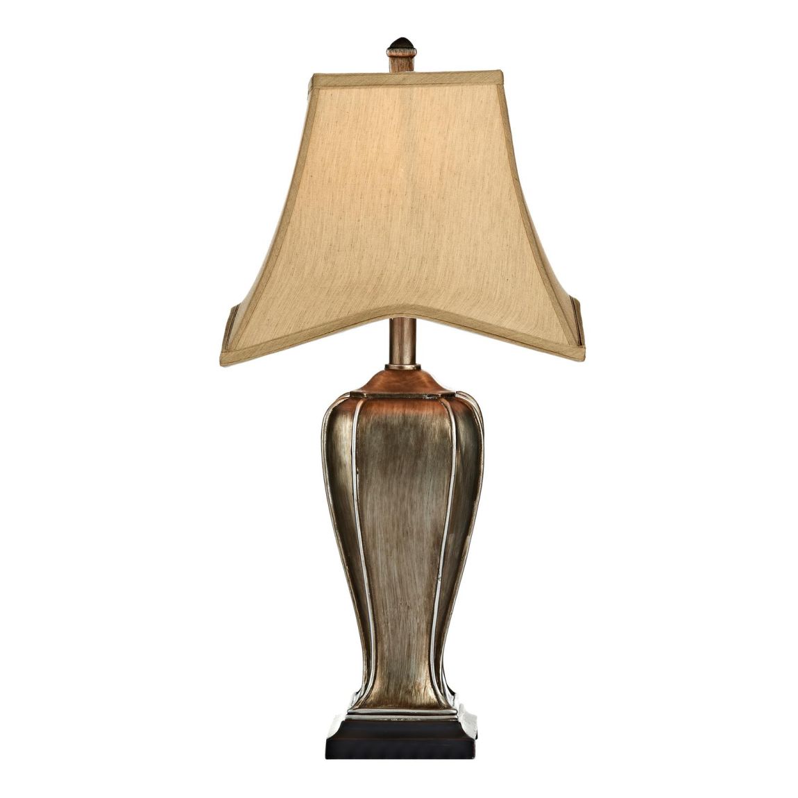 Emlyn Table Lamp Silver/Gold With Shade main product photo