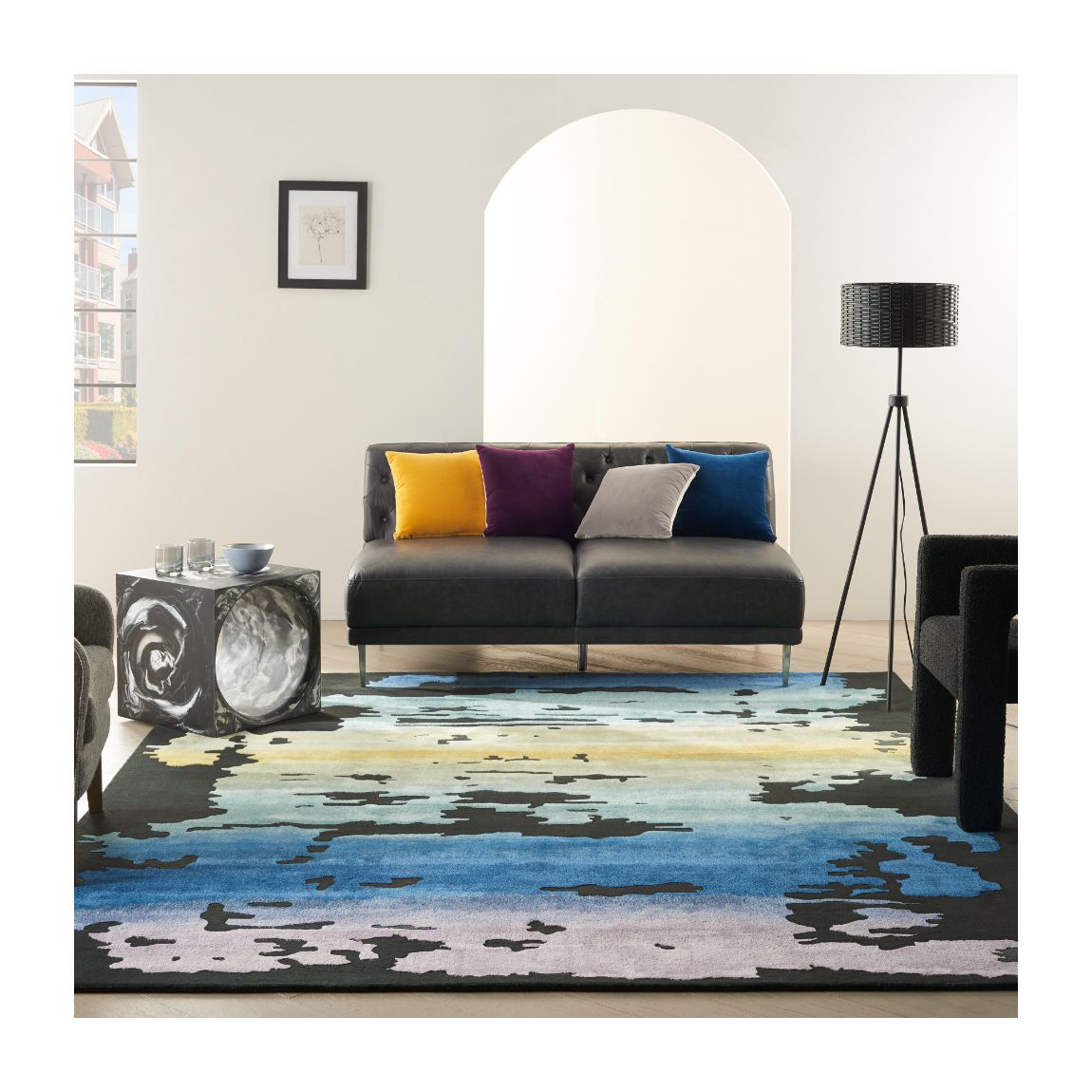 Prismatic - Black Multicolour - 297cm x 236cm main product photo