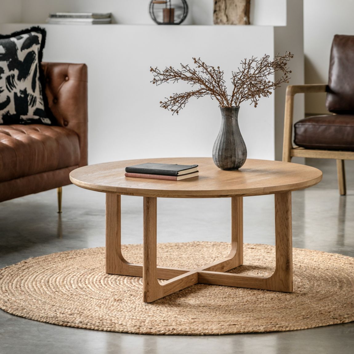 Timberline Round Coffee Table Natural main product photo