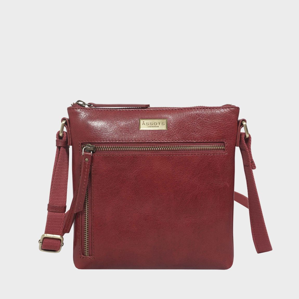 RUE' Polished VT Real Leather Crossbody Bag main product photo