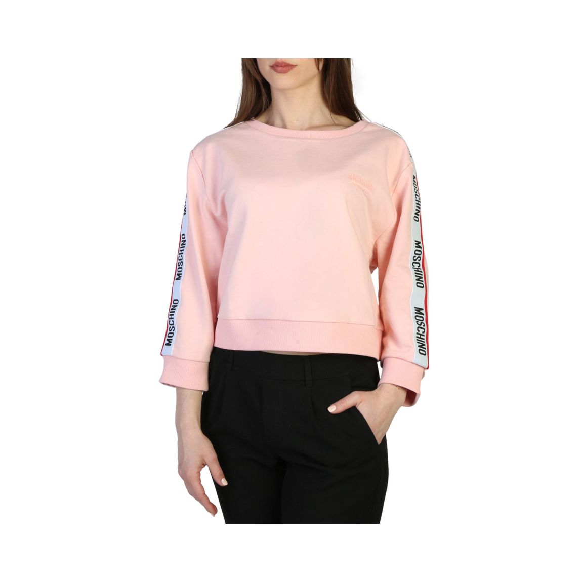 Moschino Tape Detail Sweatshirt Pink Wo main product photo