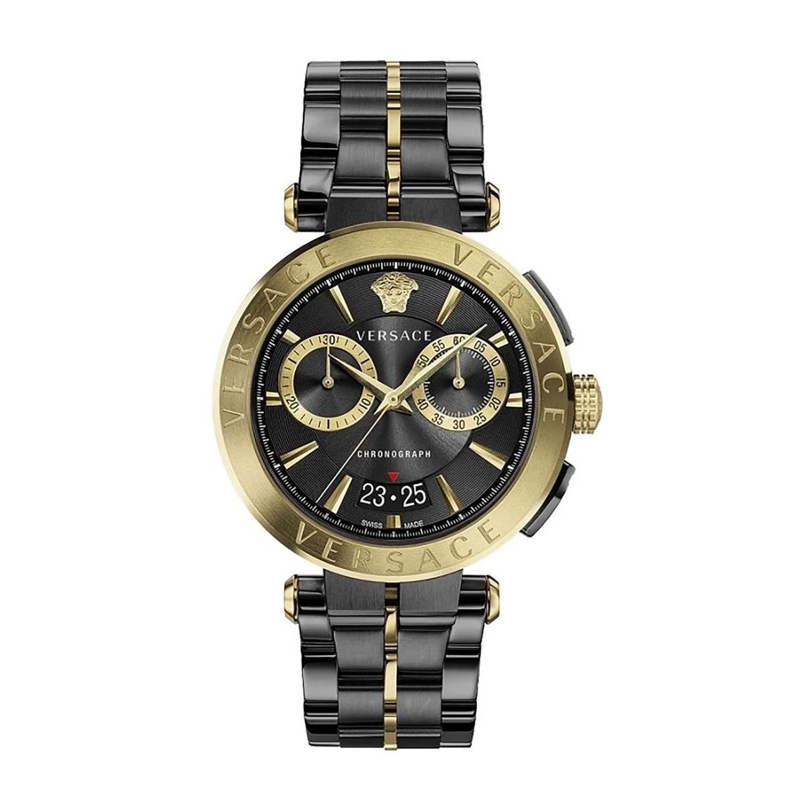 Stainless Steel Chronograph Quartz Watch with Date Indicator - main product photo