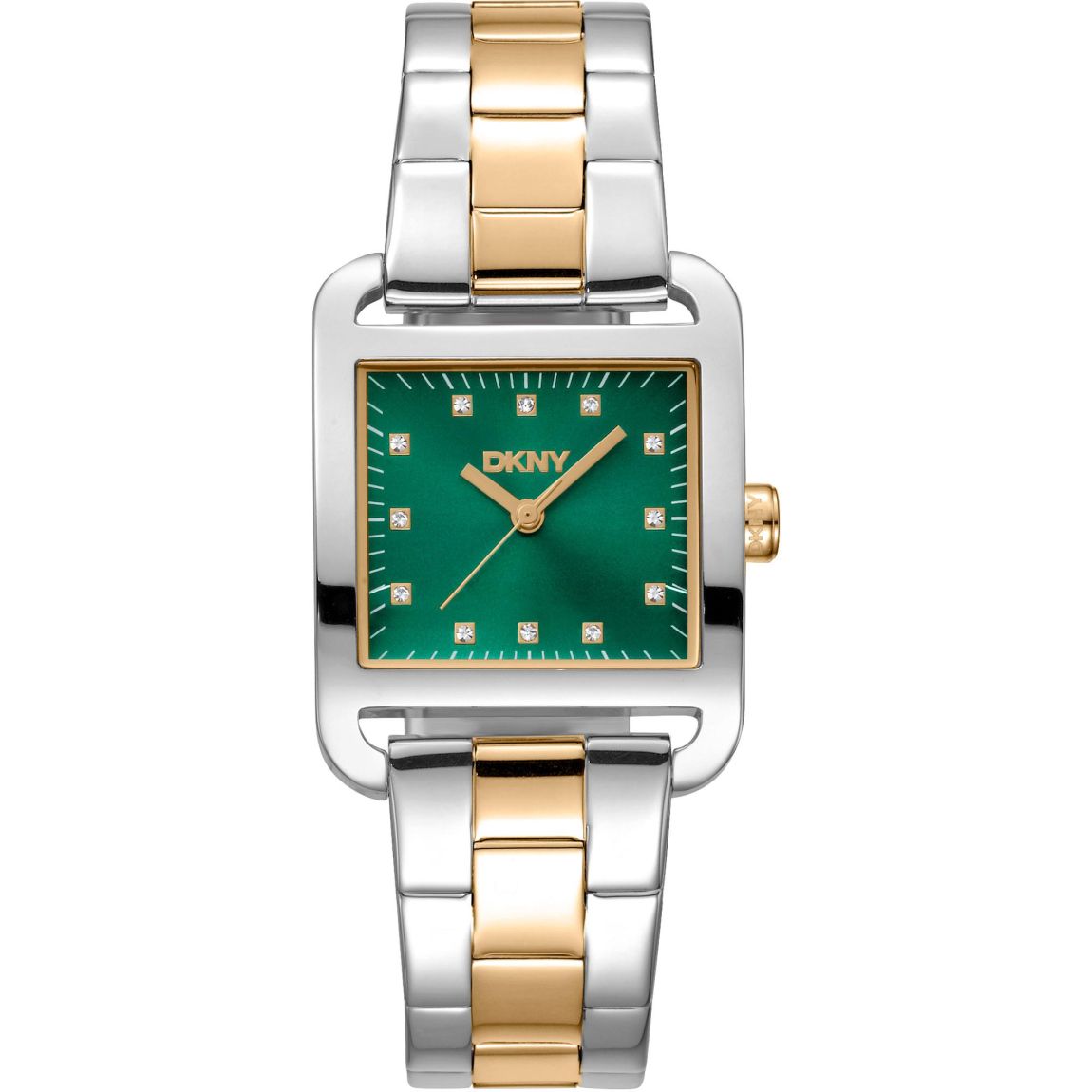 NY8526 Green Dial TwoTone Watch Wo - Grey Watches main product photo