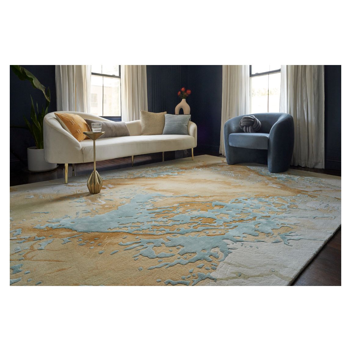 Prismatic - Sand Blue - 419cm x 297cm main product photo