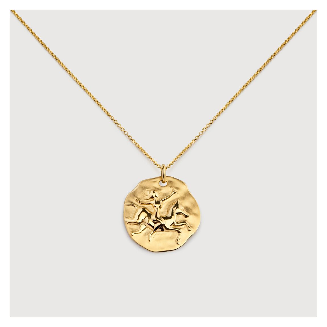 Gold Vermeil Sagittarius Zodiac Chain Necklace main product photo