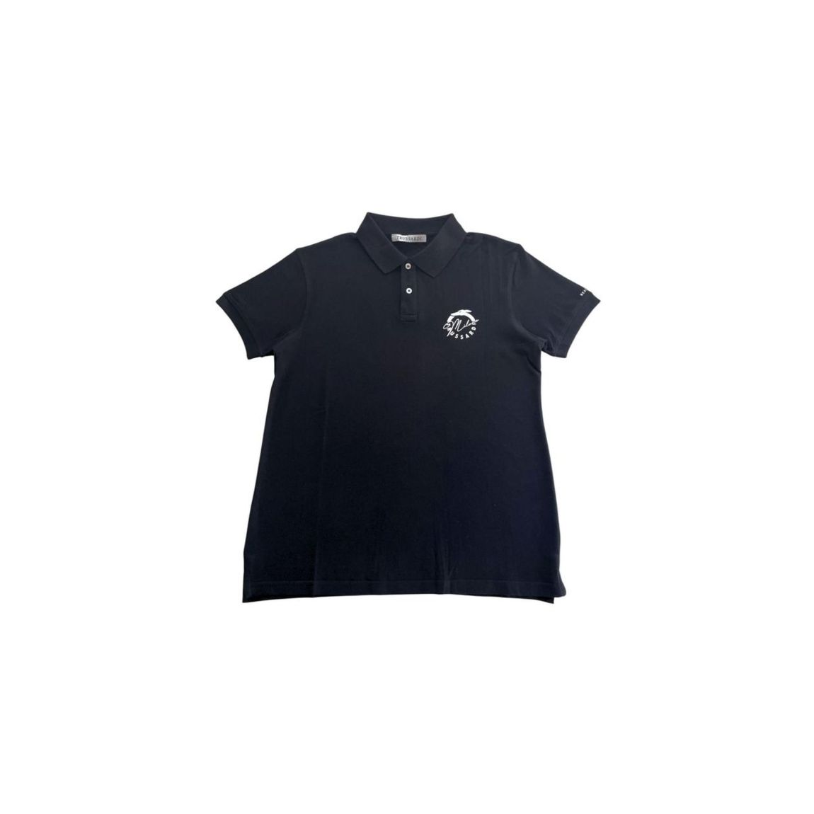 Trussardi Beachwear Polo Shirt - Black main product photo