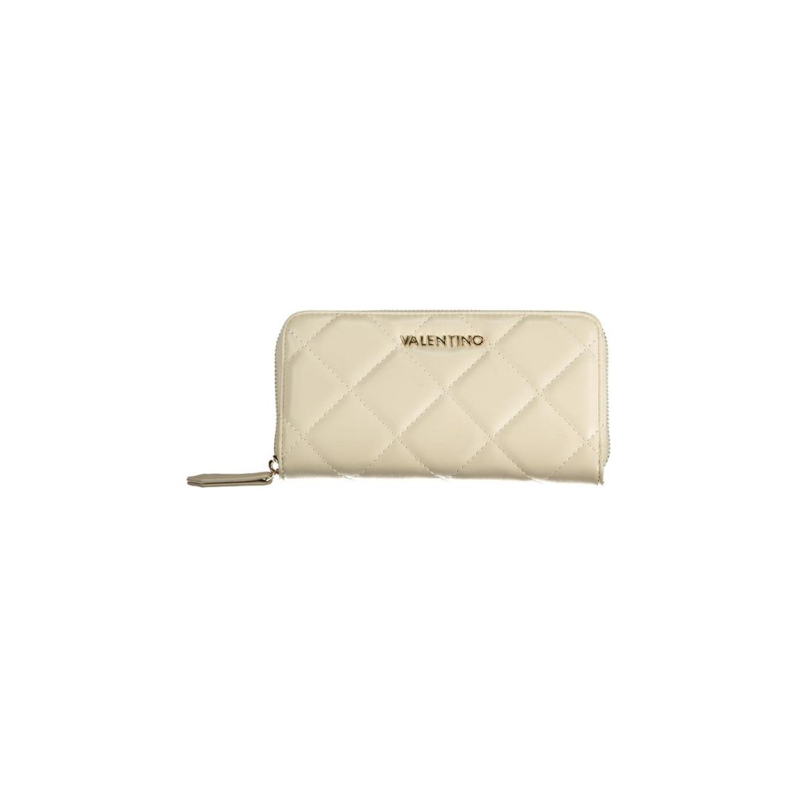 Quilted ZipAround Wallet Wo - Beige main product photo