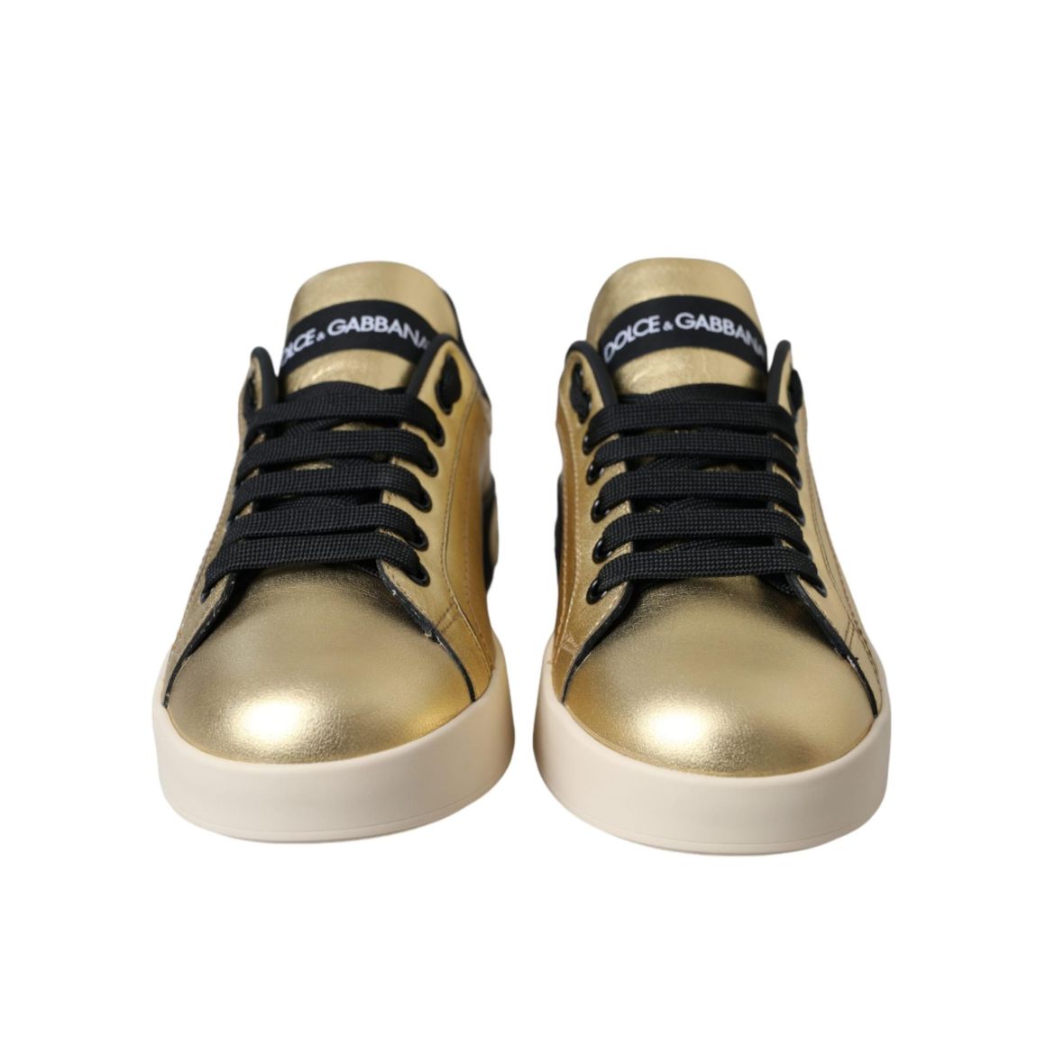 Portofino Sneakers Gold Leather Wo - Gold Black main product photo