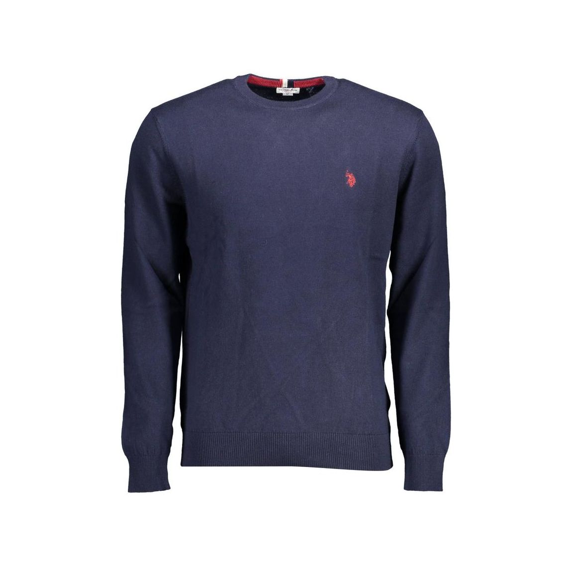 Crew Neck Sweater Classic Fit - Blue main product photo