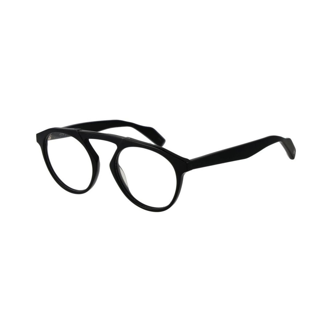 Round Frame Eyeglasses - Black Frames For main product photo