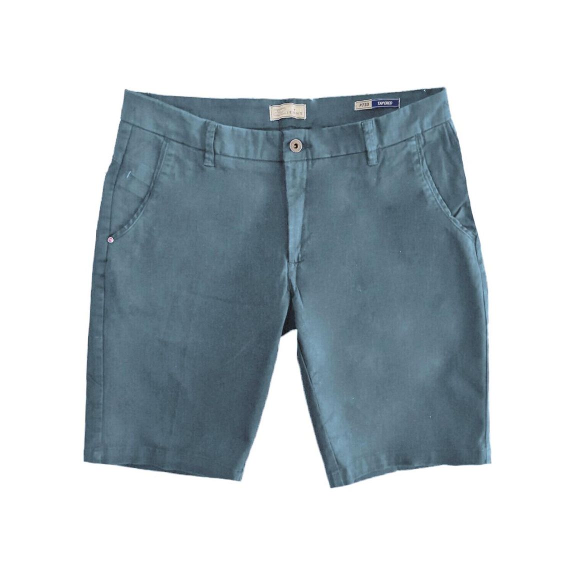 P733 Taped Casual Shorts - Light Blue main product photo