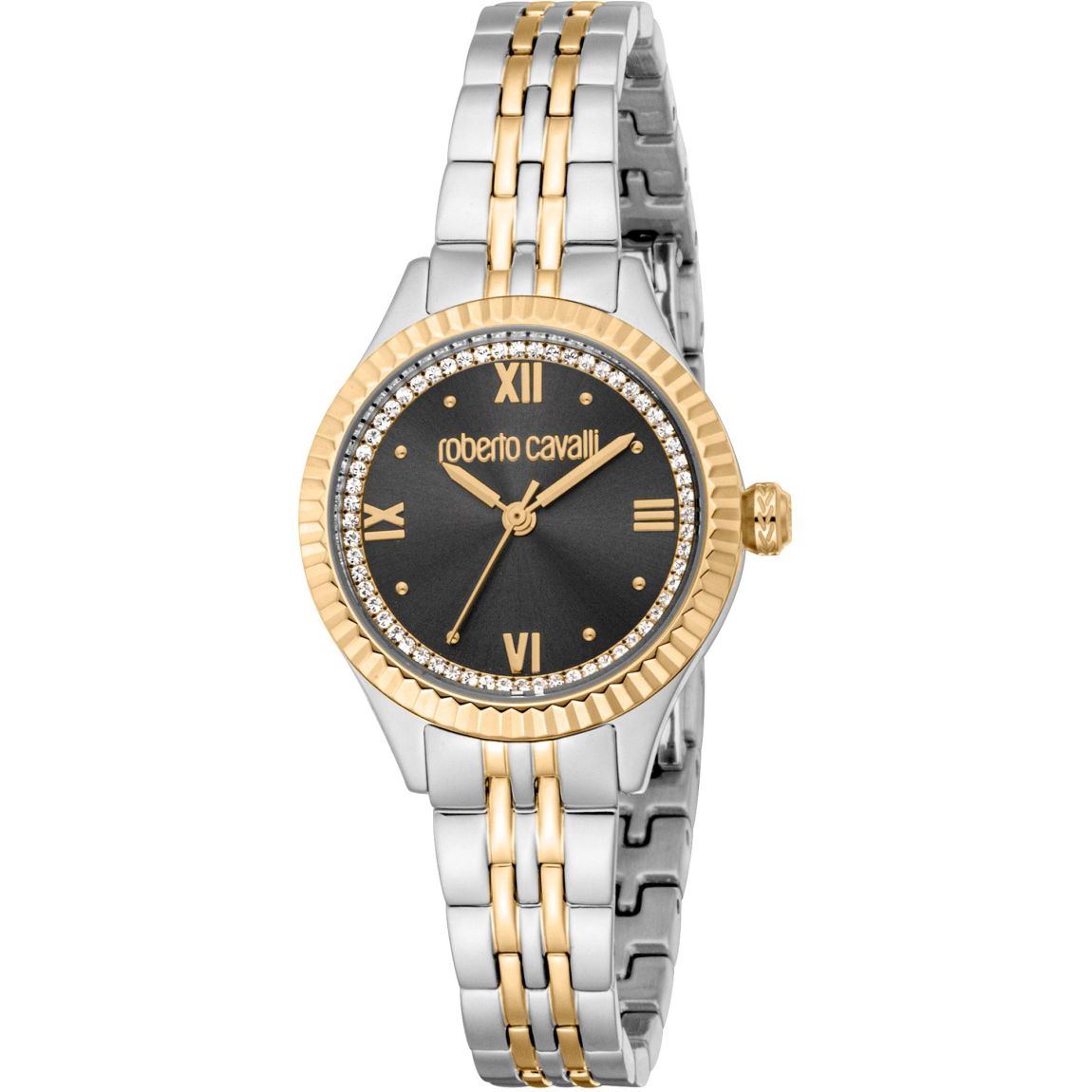 Steel Quartz Analog Watch with Deployant Clasp Wo - Grey Watches main product photo
