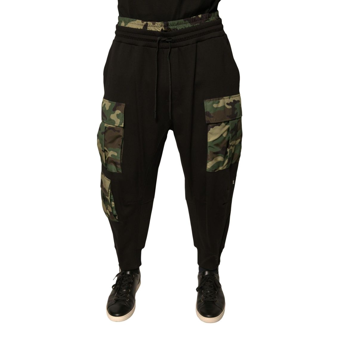 Camouflage Panel Joggers PT0034 - Multicolor Pants main product photo