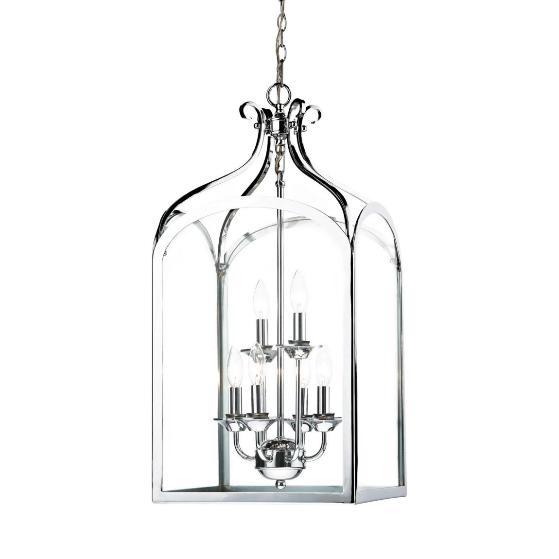 Senator 6 Light Pendant Polished Chrome main product photo