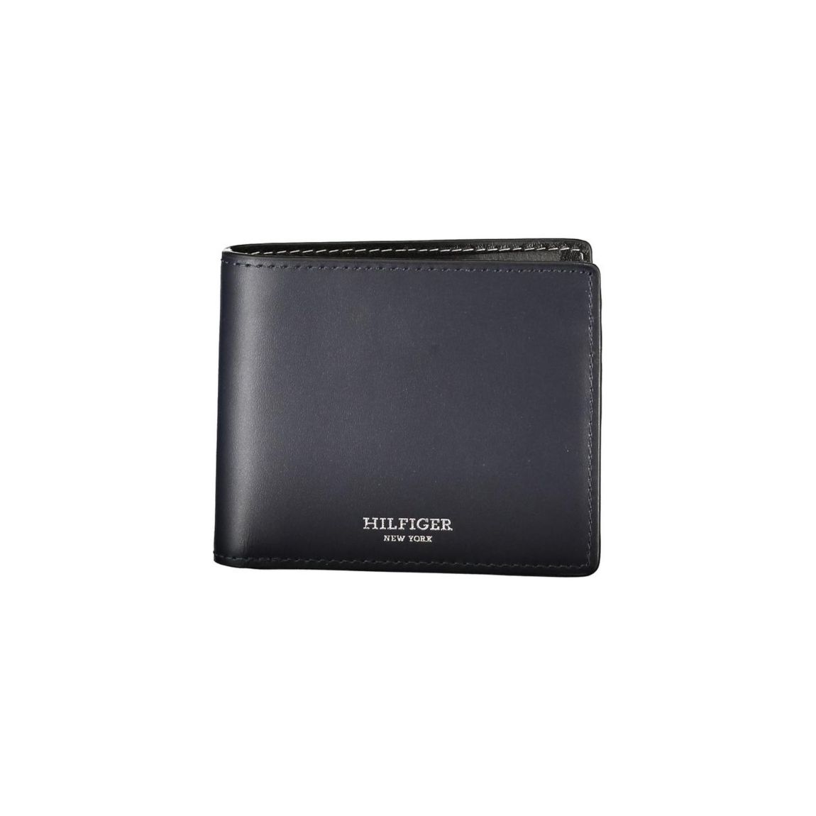 Leather Wallet Bifold - Blue main product photo