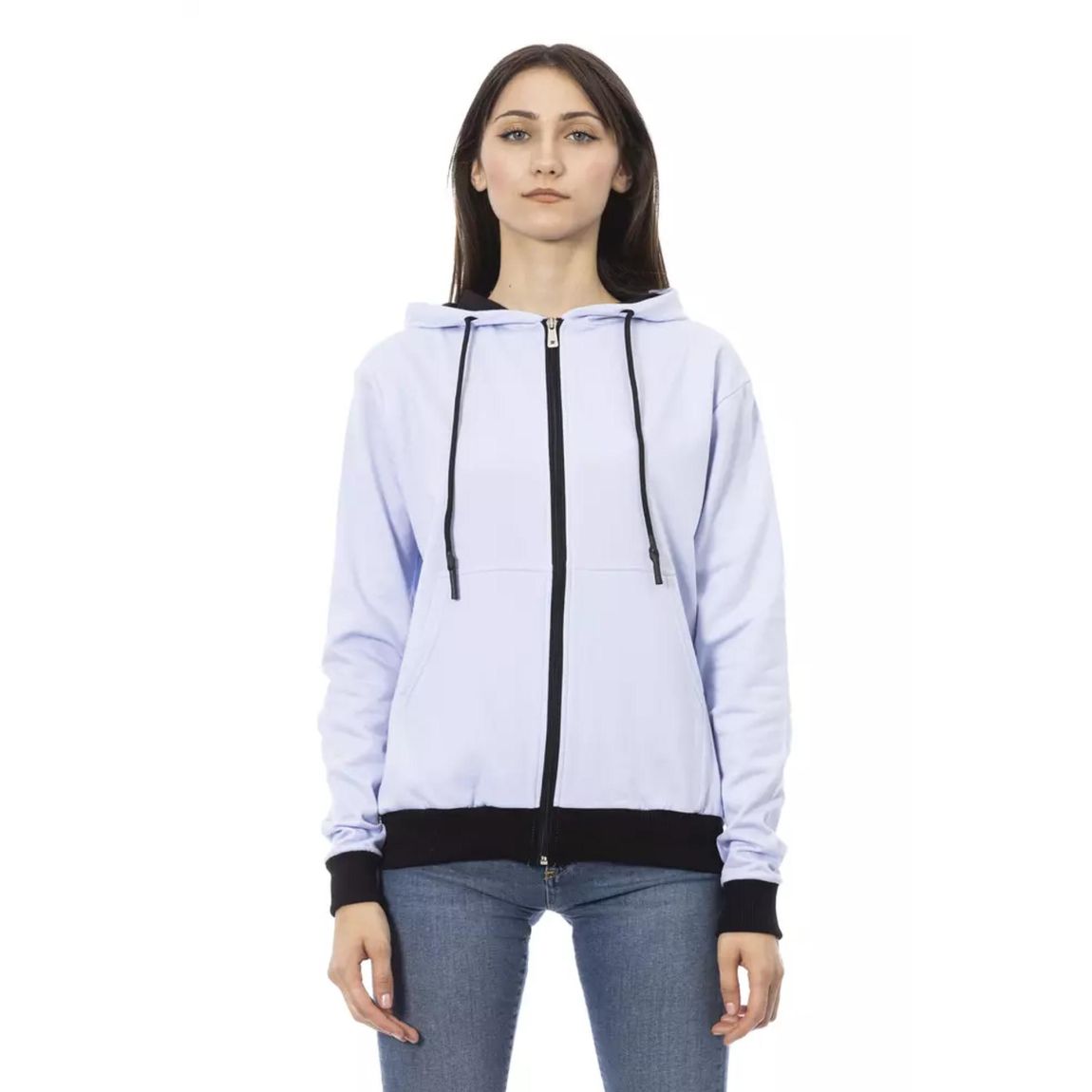 ZipUp Hoodie Relaxed Fit Wo - Purple Clothing main product photo