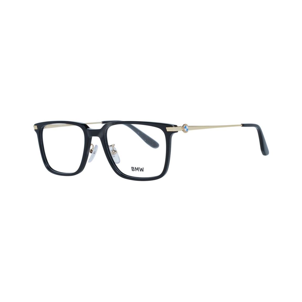 BMW BM 10036 Square Eyeglasses - Black Frames For main product photo
