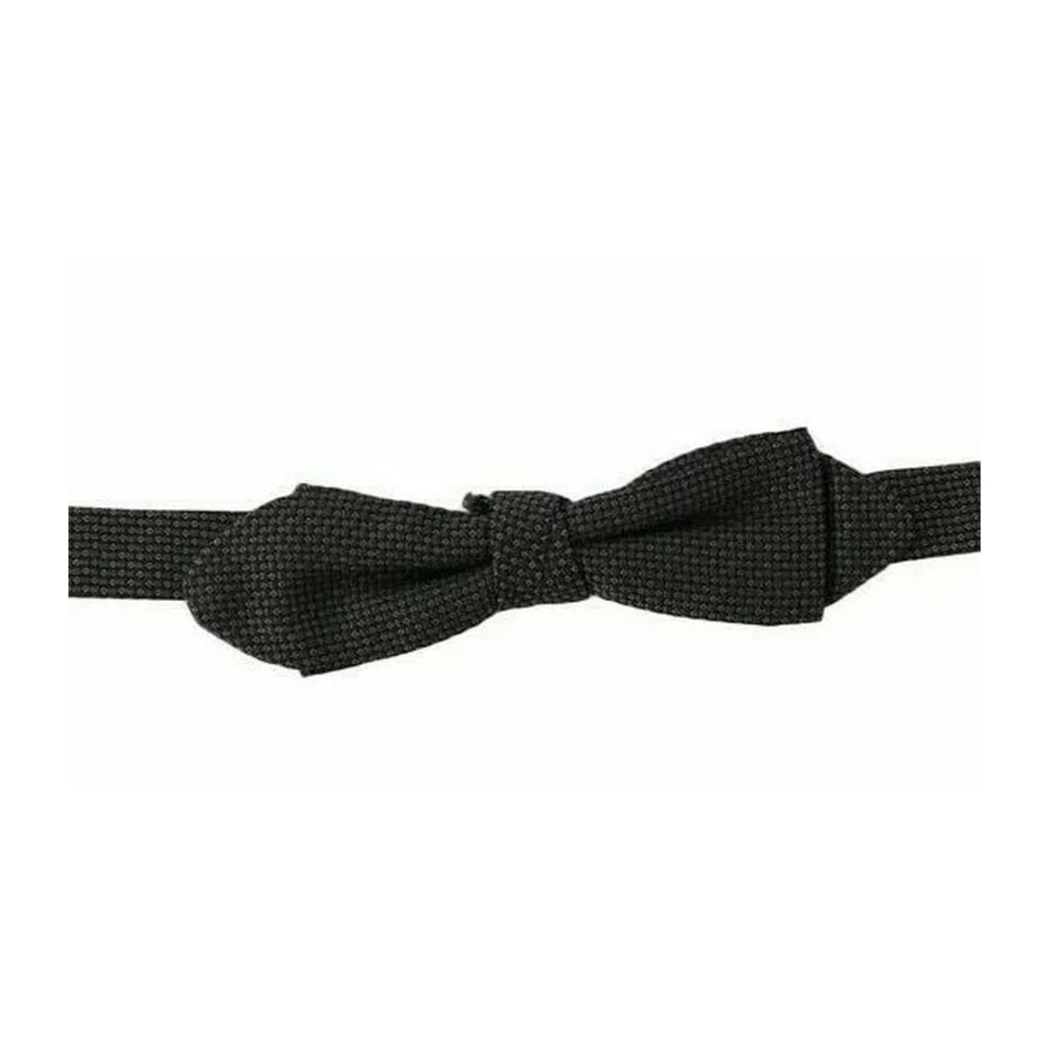 Black Textured Bow Tie - Gray Ties main product photo