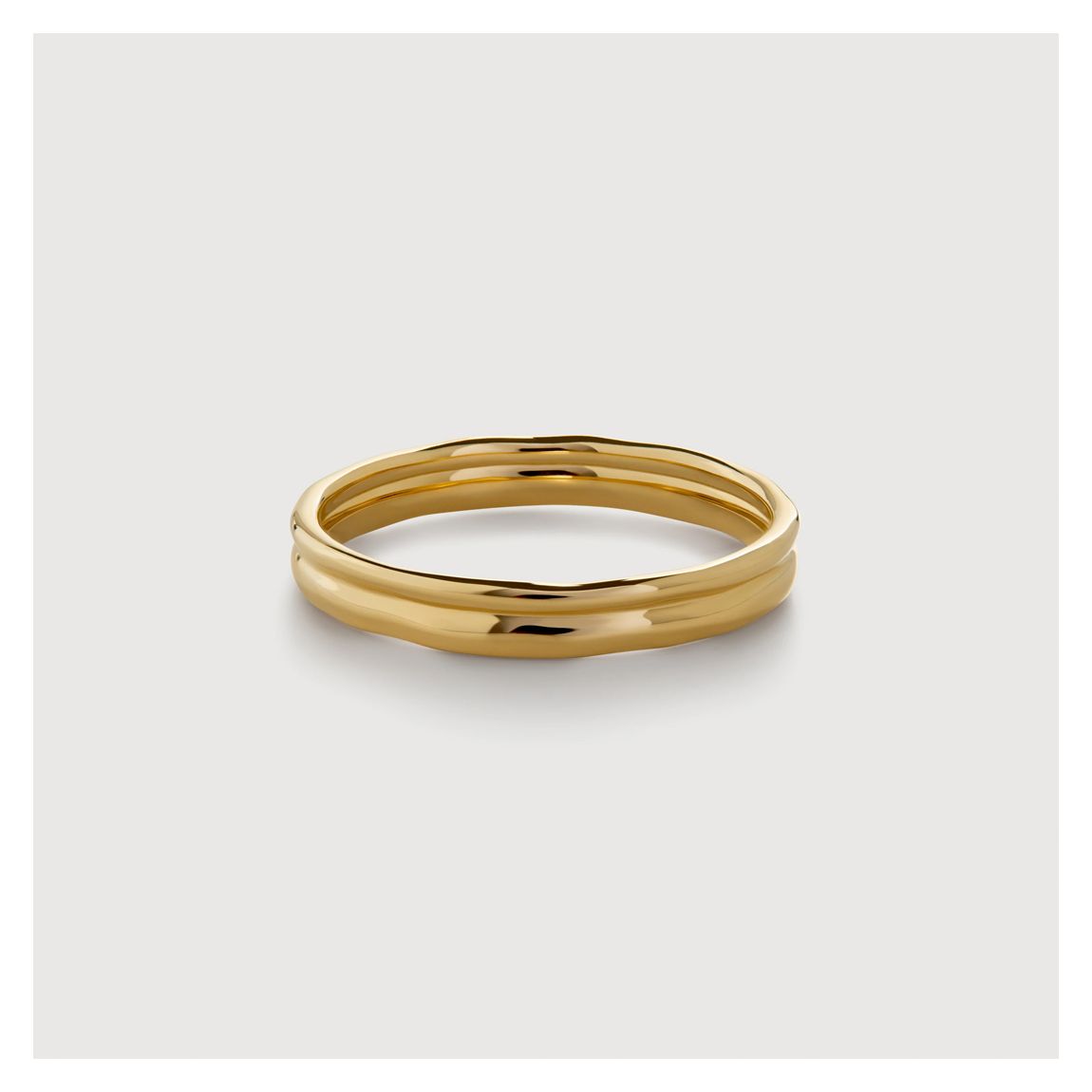Gold Vermeil Siren Muse Stacked Ring main product photo