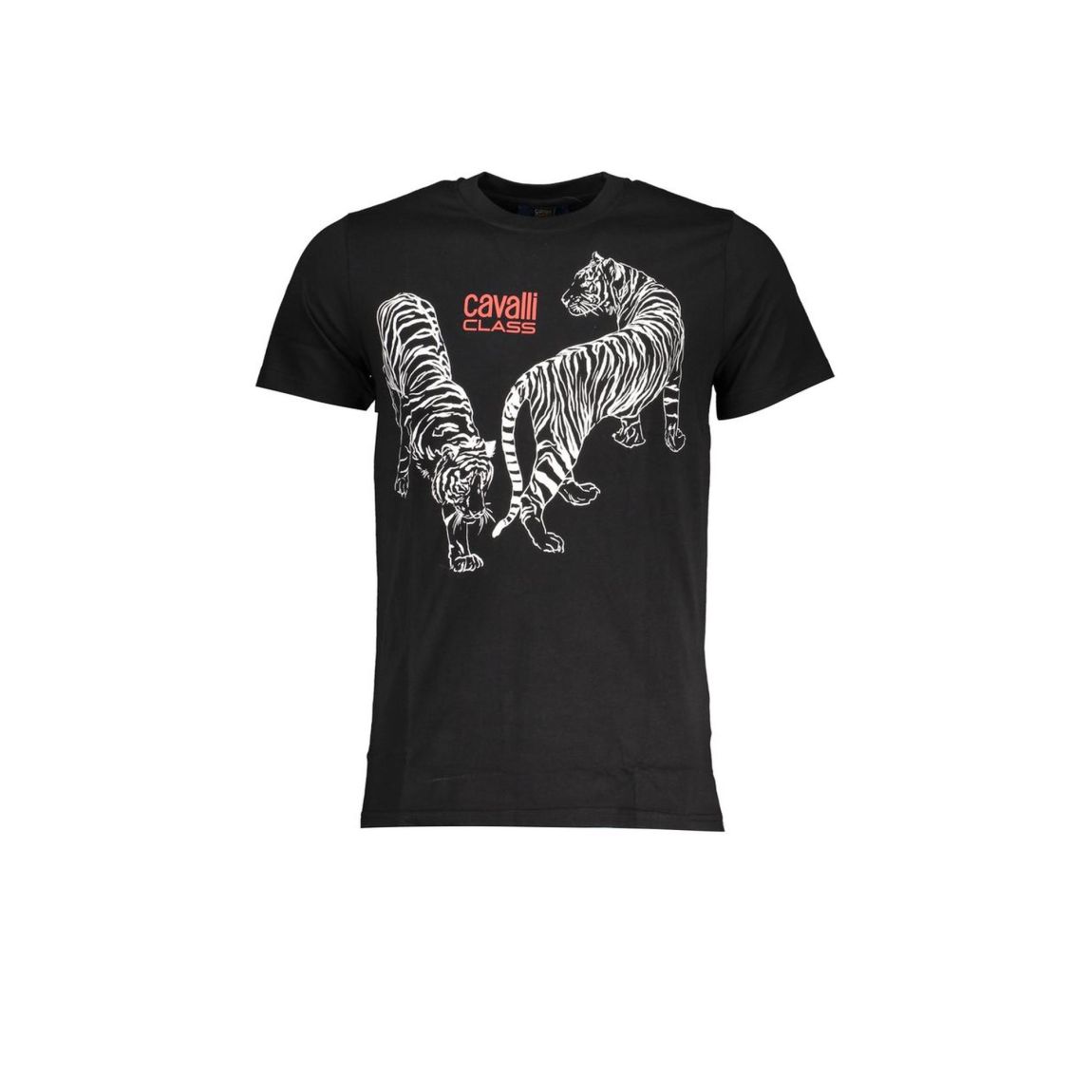 Tiger Graphic Tee Short Sleeve Crew Neck - Black T-Shirts main product photo