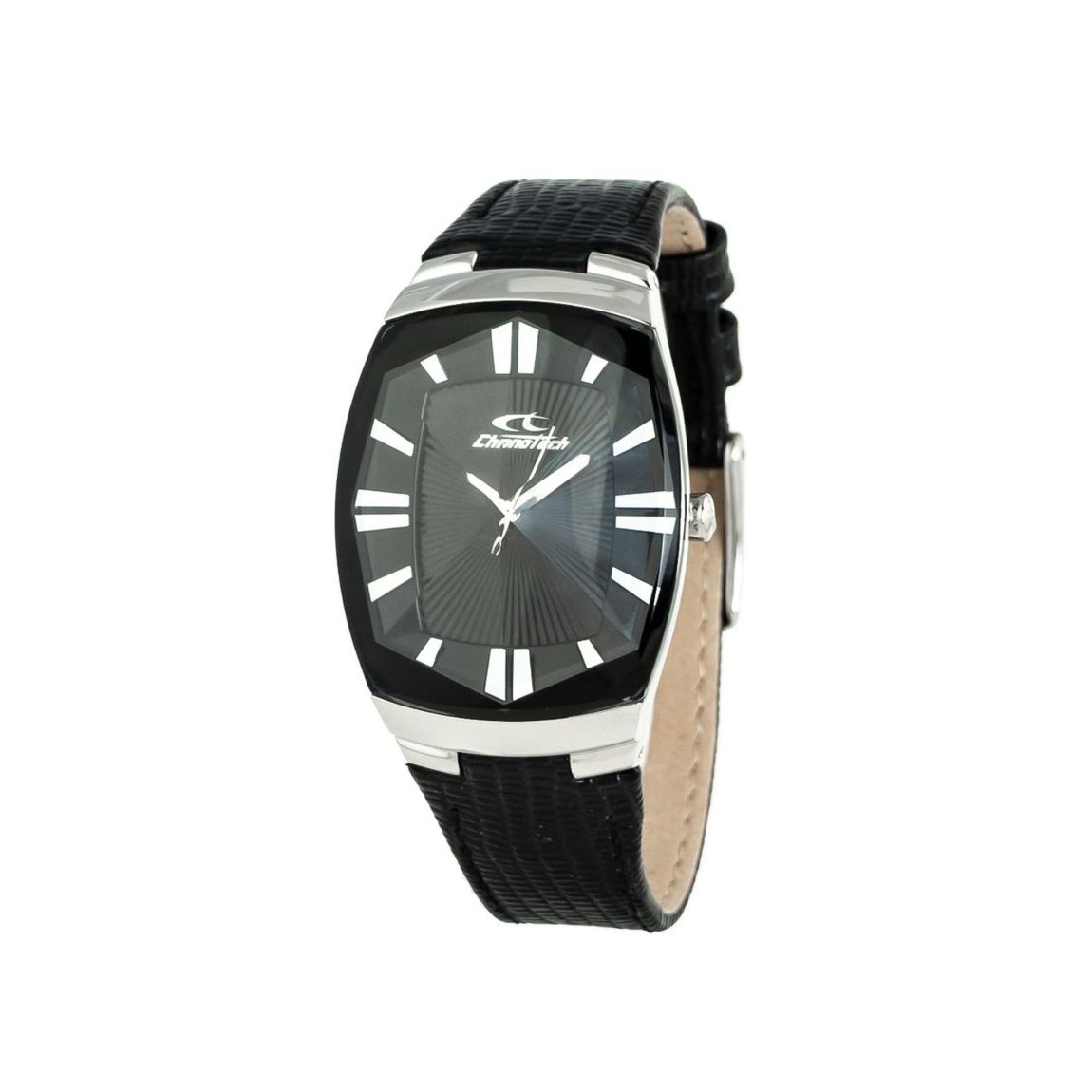 7065 Analog Black Leather Strap Watch Unisex Unisex Watches main product photo